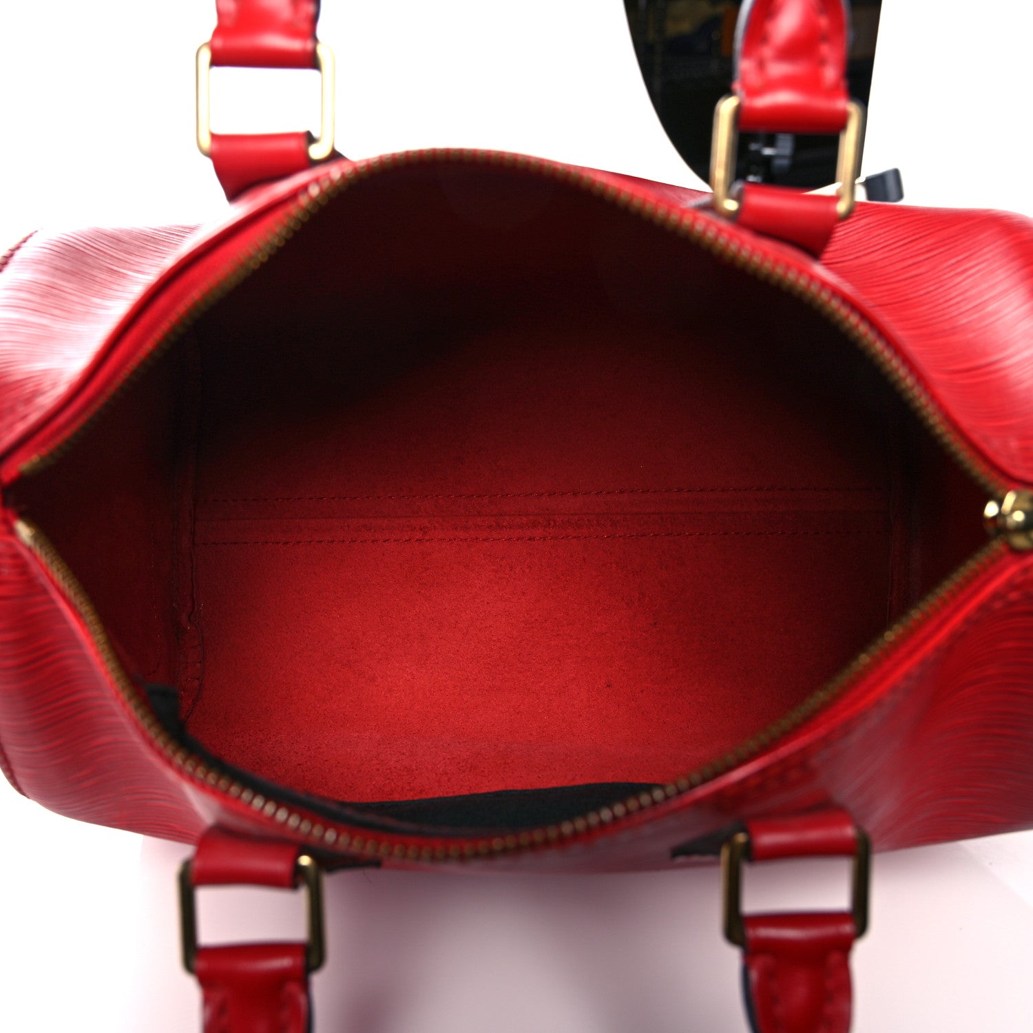 Louis Vuitton Epi Speedy 25 Rouge 5 of 19