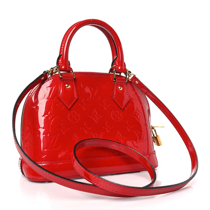 Louis Vuitton Vernis Alma BB Cherry 3 of 8