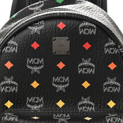 MCM Skyoptic Visetos Small Stark Backpack Spectrum Diamond Black 9 of 9