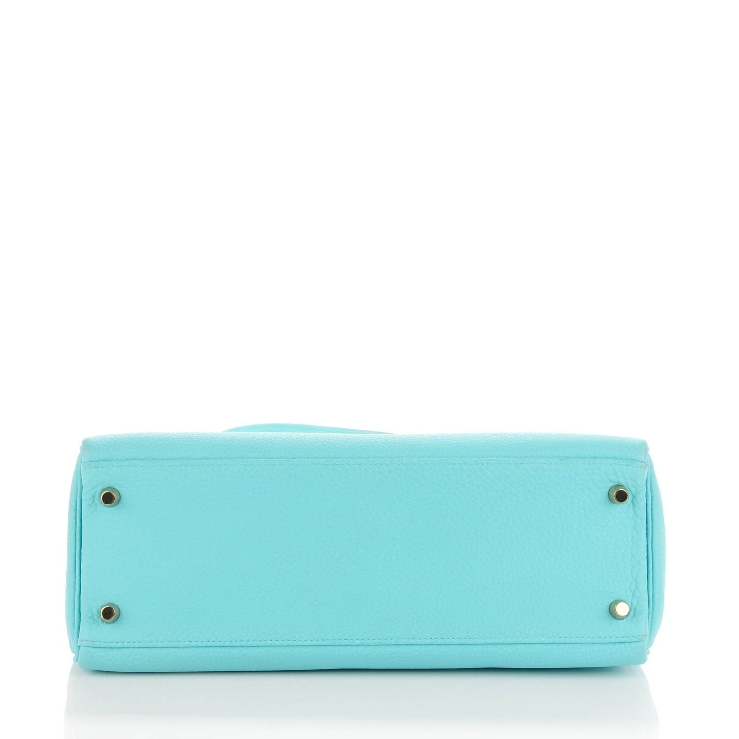 Hermes Togo Kelly Retourne 32 Bleu Atoll 9 of 26