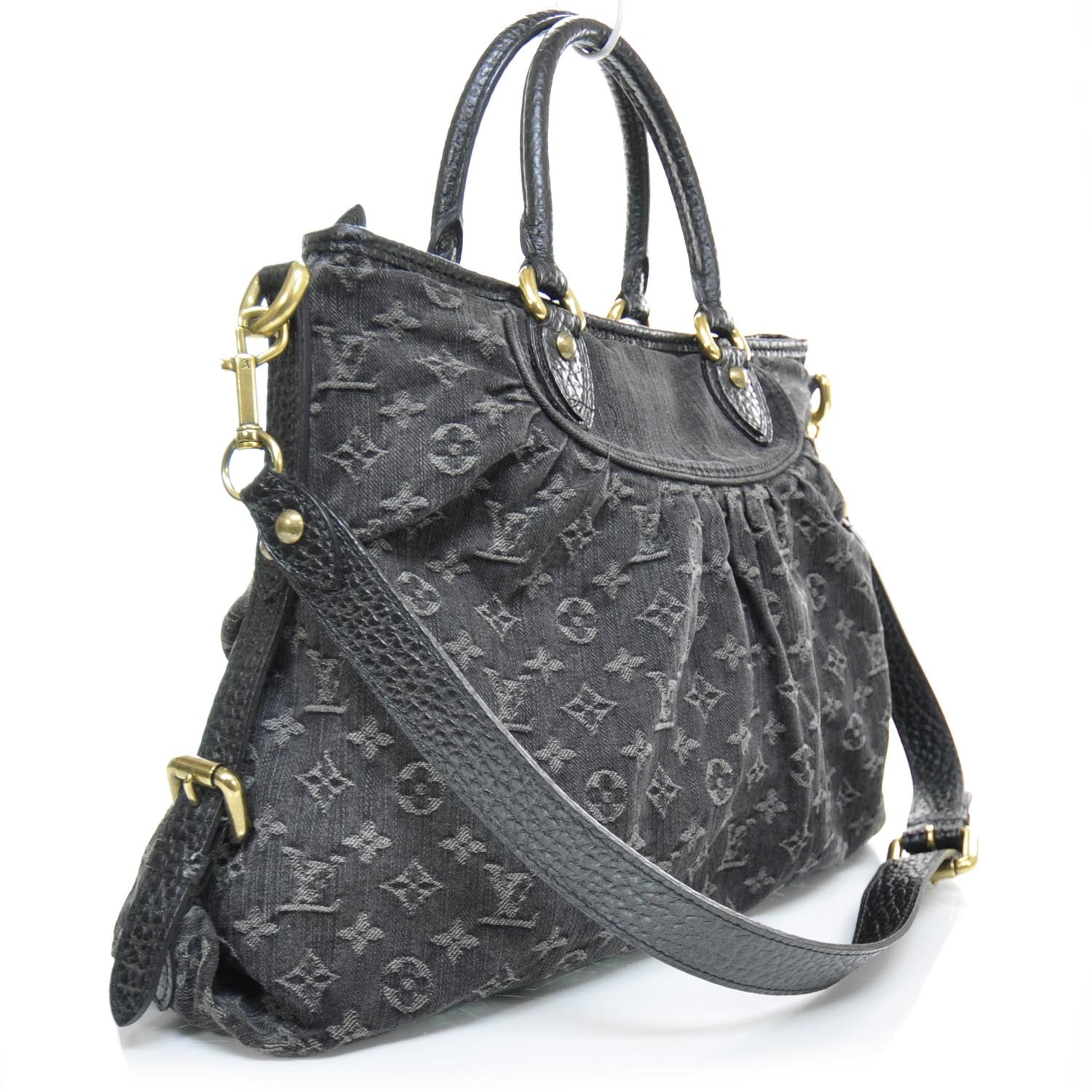 Louis Vuitton Denim Neo Cabby GM Black 2 of 8