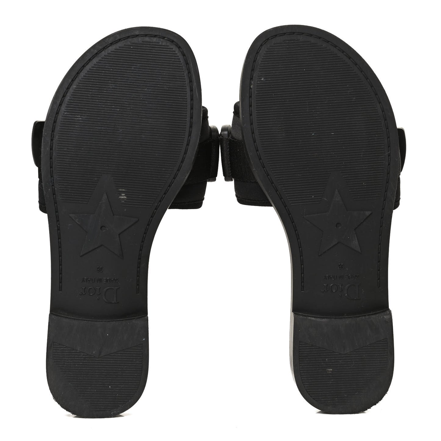 Technical Stretch Fabric Camouflage Dio(r)evolution Slide Sandals 36 Black Military