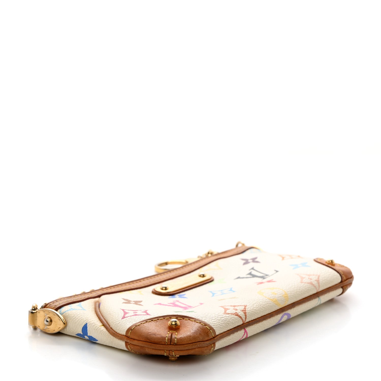 Louis Vuitton Monogram Multicolor Pochette Milla MM White 4 of 11