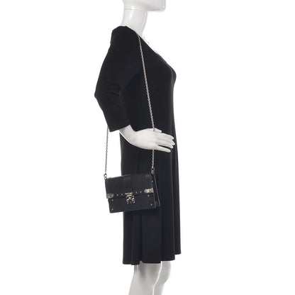 Louis Vuitton Epi Trunk Chain Wallet Black 2 of 12