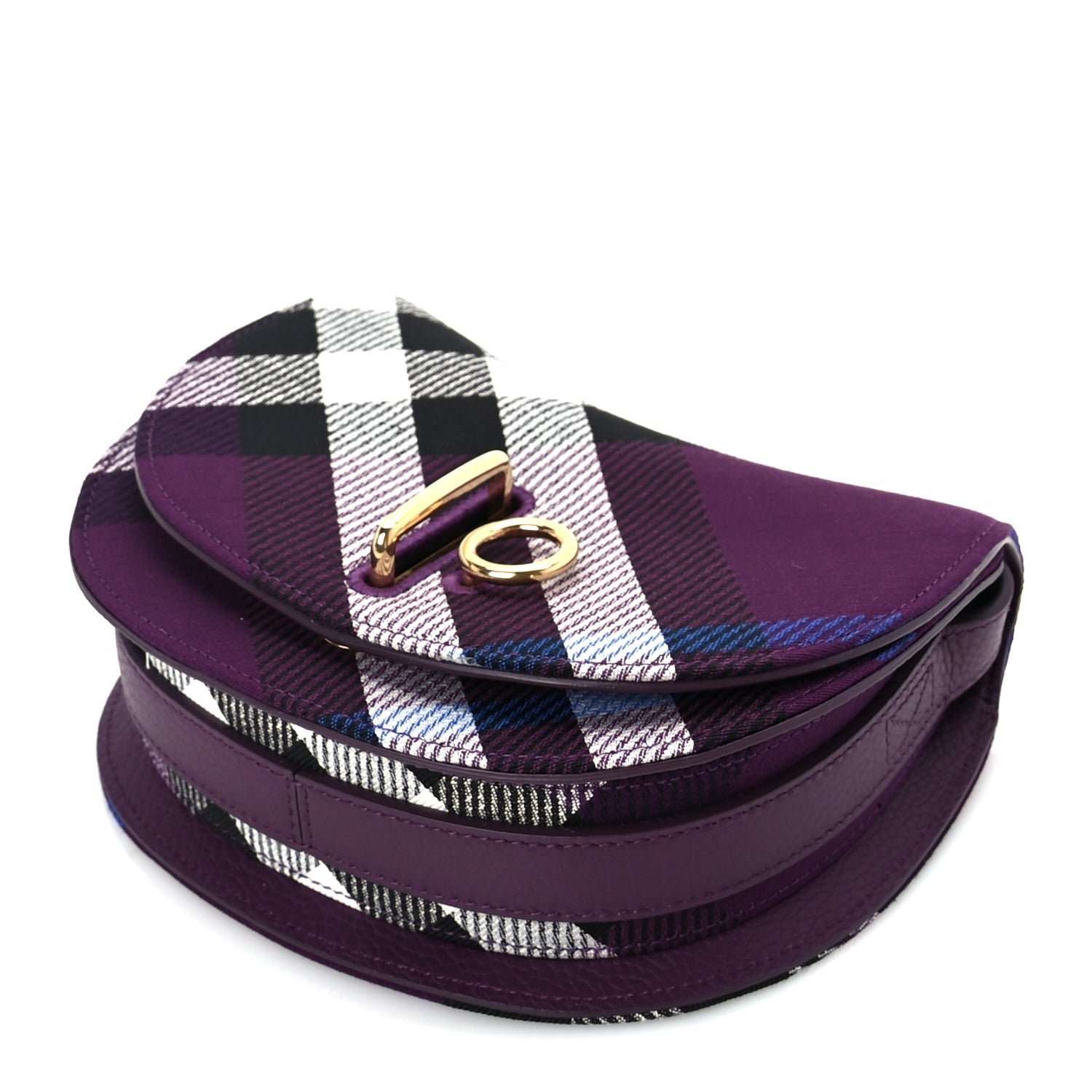Burberry Jacquard Check Mini Rocking Horse Crossbody  Pansy 8 of 8