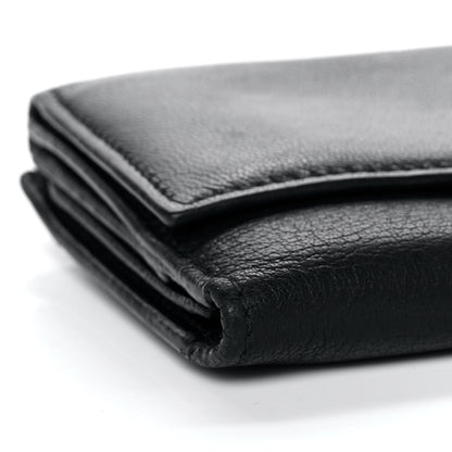 Alexander McQueen Calfskin Skull Continental Wallet Black 19 of 30