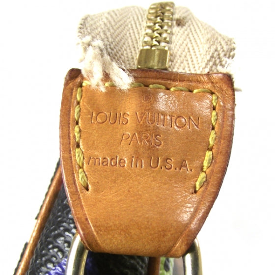 Monogram Multicolor Pochette Accessories Black