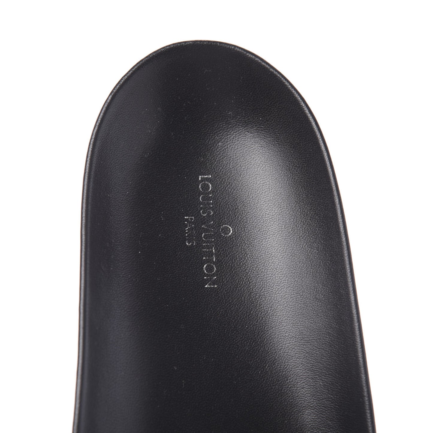 Calfskin Monogram Bom Dia Flat Mule 41 Black White