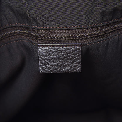 Gucci Monogram Medium Abbey Convertible Tote Dark Brown 7 of 11