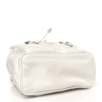 Prada Nylon Vela Mini Crossbody Backpack White 4 of 12
