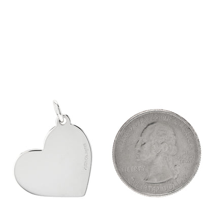 Tiffany Sterling Silver Mom Heart Charm 2 of 4