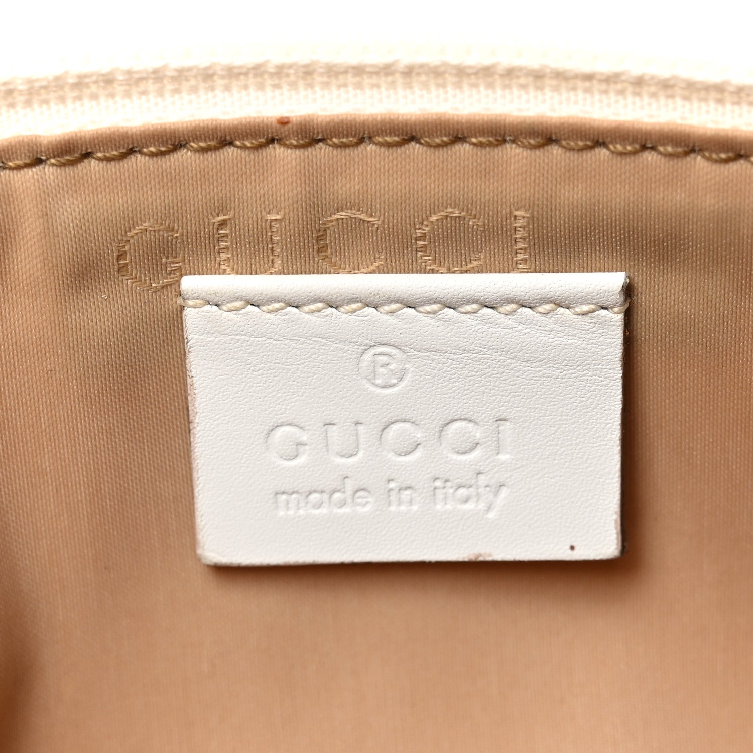 Gucci Monogram Boat Pochette White 6 of 10