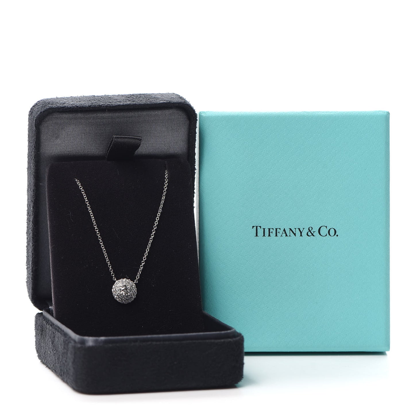 Platinum Diamond Soleste Pendant Necklace