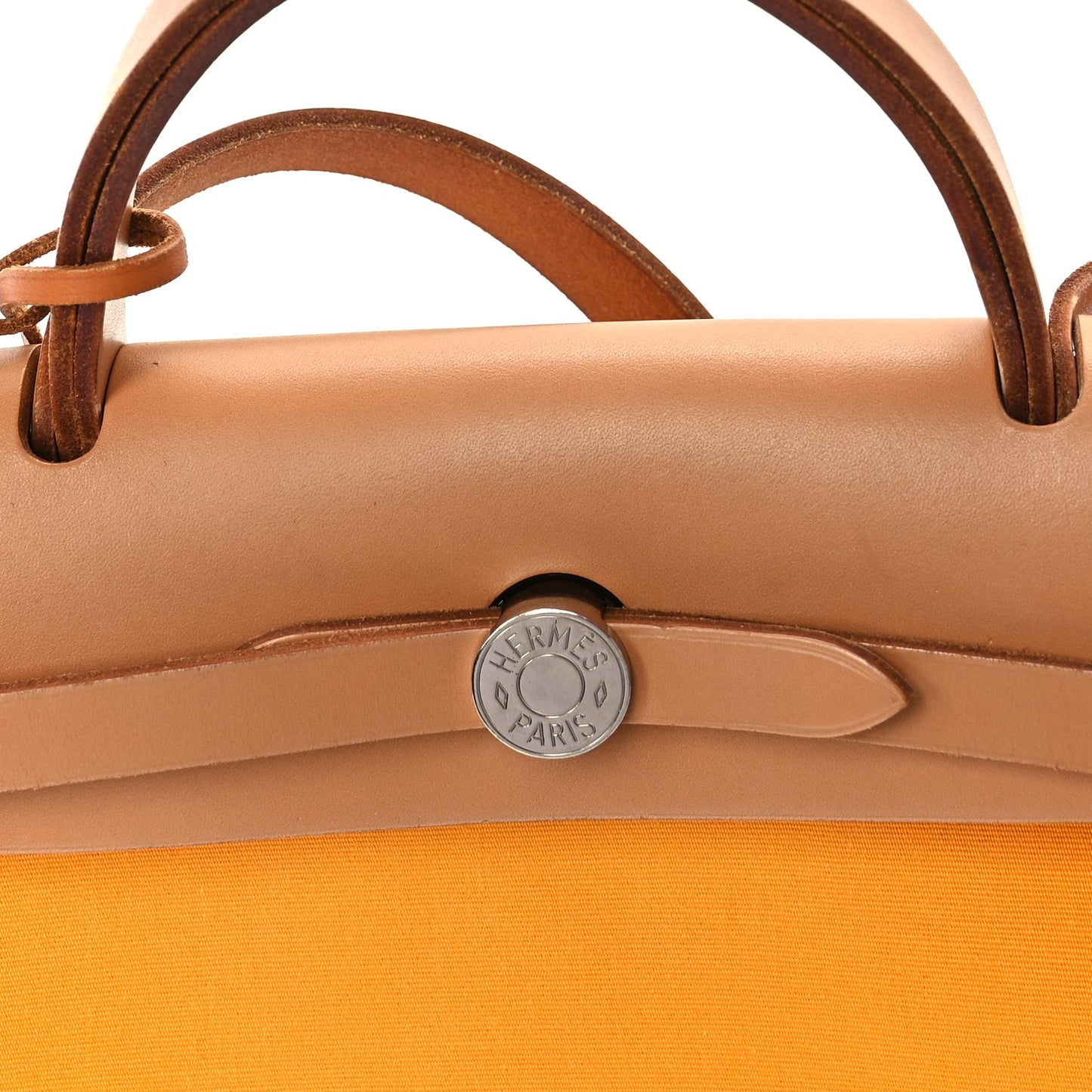 Toile Officer Vache Hunter Herbag Zip 31 PM Jaune Ambre Natural