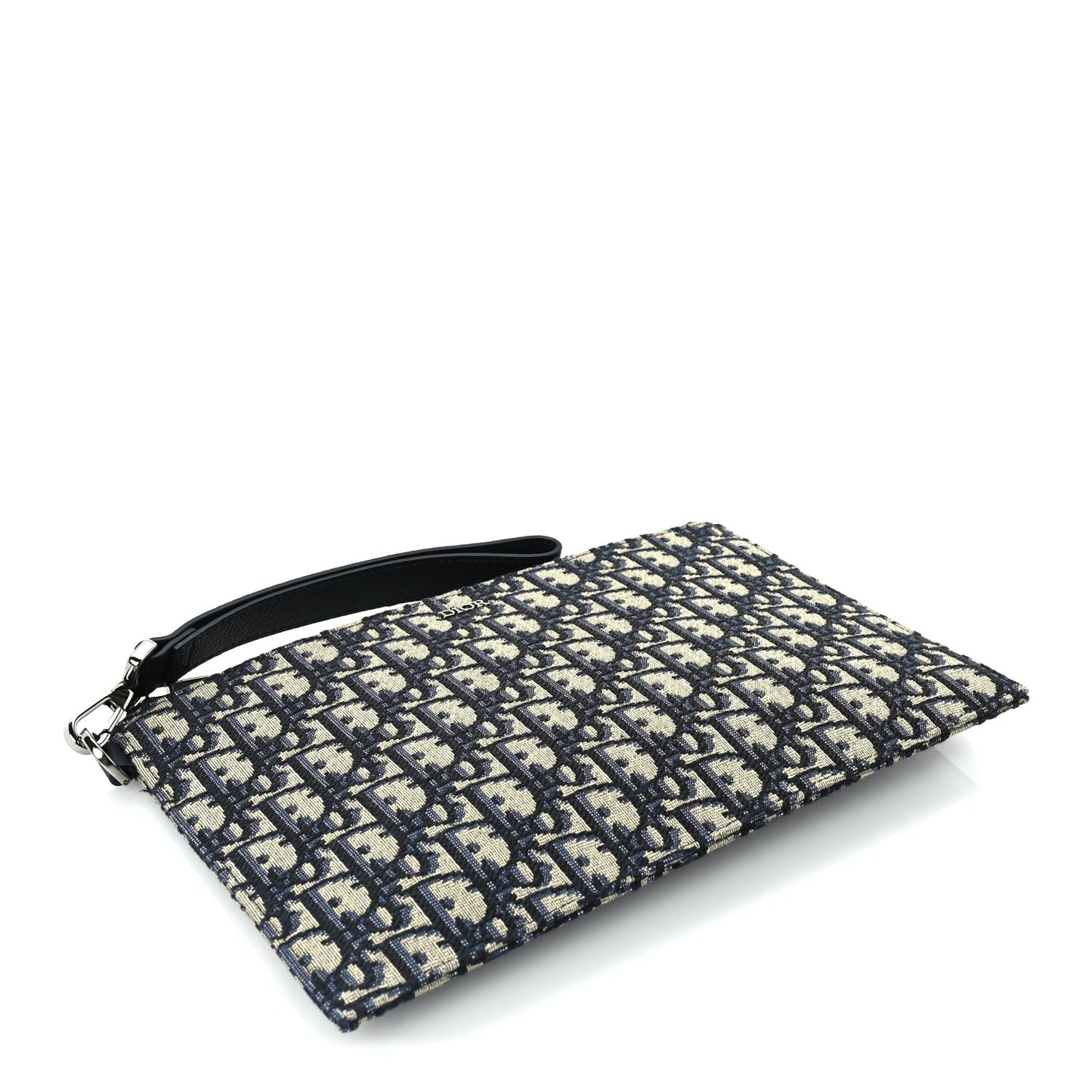 Oblique Pouch Wristlet Blue Blue