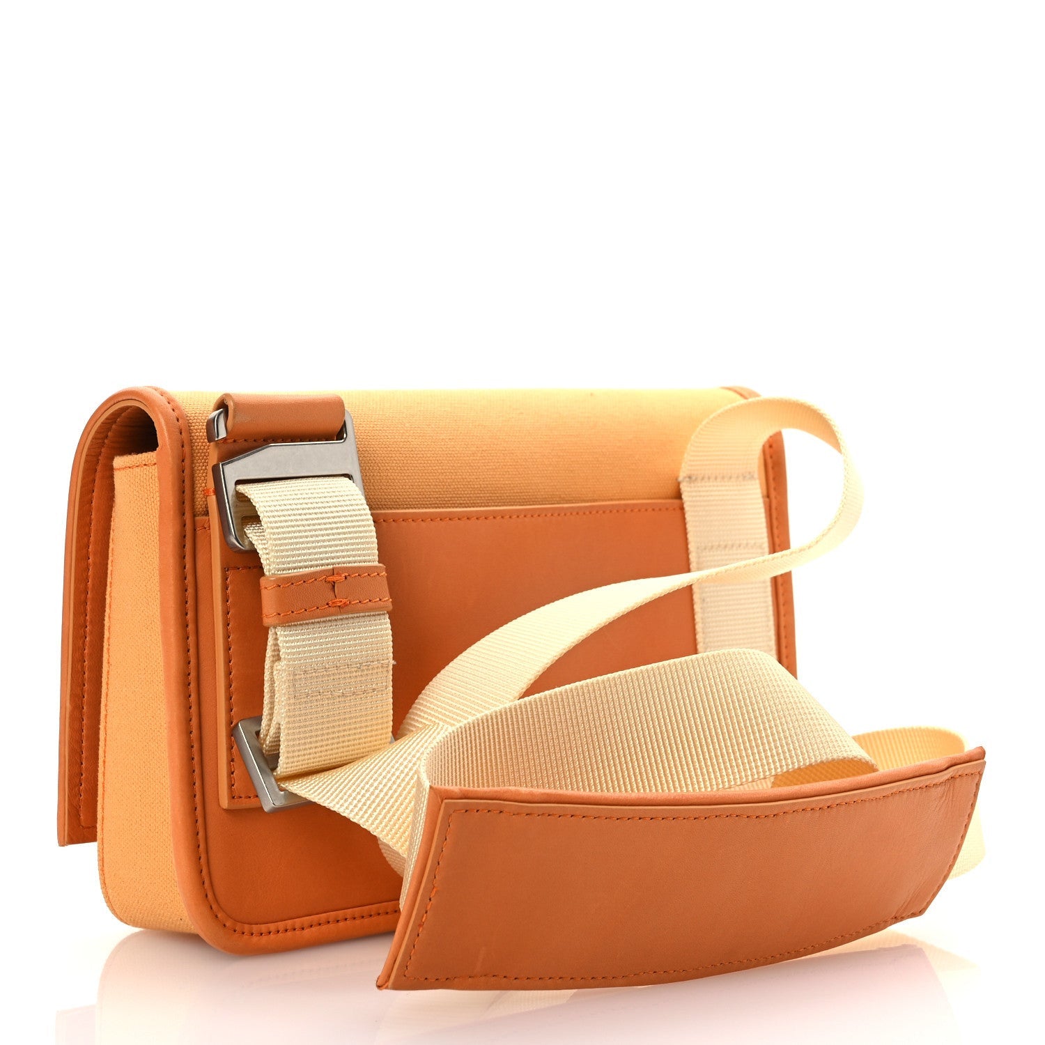 Jacquemus Canvas Le Messageru Bag Orange 3 of 7