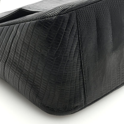 Fendi Lizard Mama Baguette Black 7 of 9