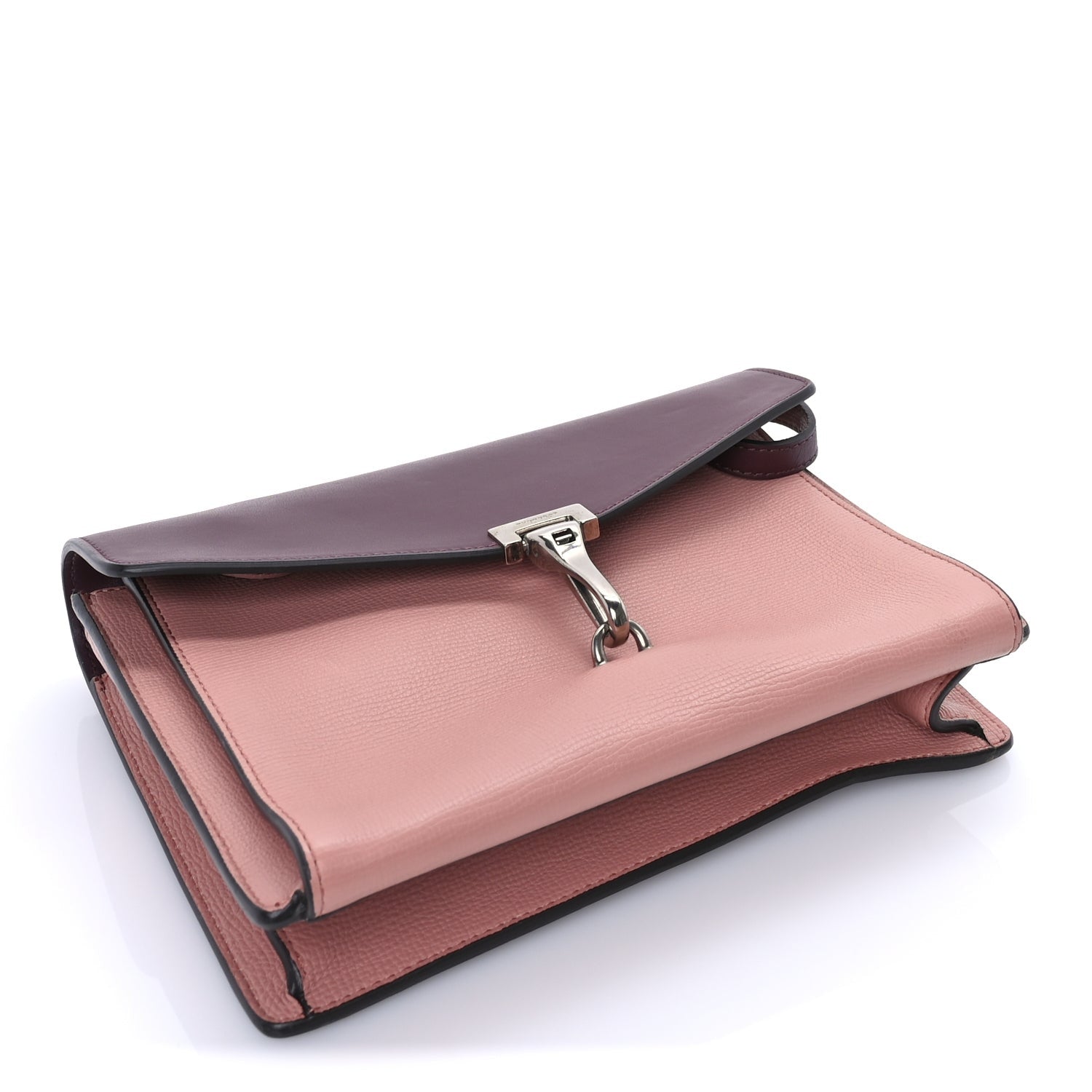 Burberry Derby Calfskin Bi-Color Small Macken Crossbody Bag Dusty Rose 3 of 7
