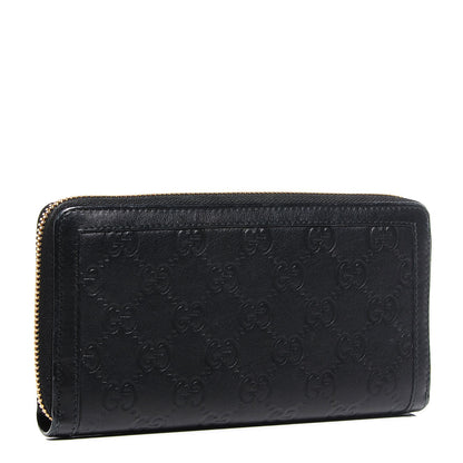 Gucci Guccissima Sukey Zip Around Wallet Black 3 of 6