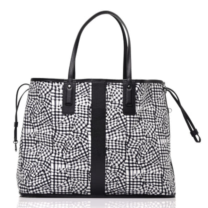 MCM Visetos Large Liz Reversible Shopper Tote Black 4 of 16