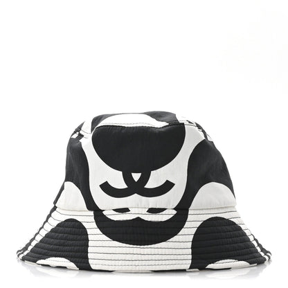 Chanel Cotton CC Bucket Hat Black White 3 of 7
