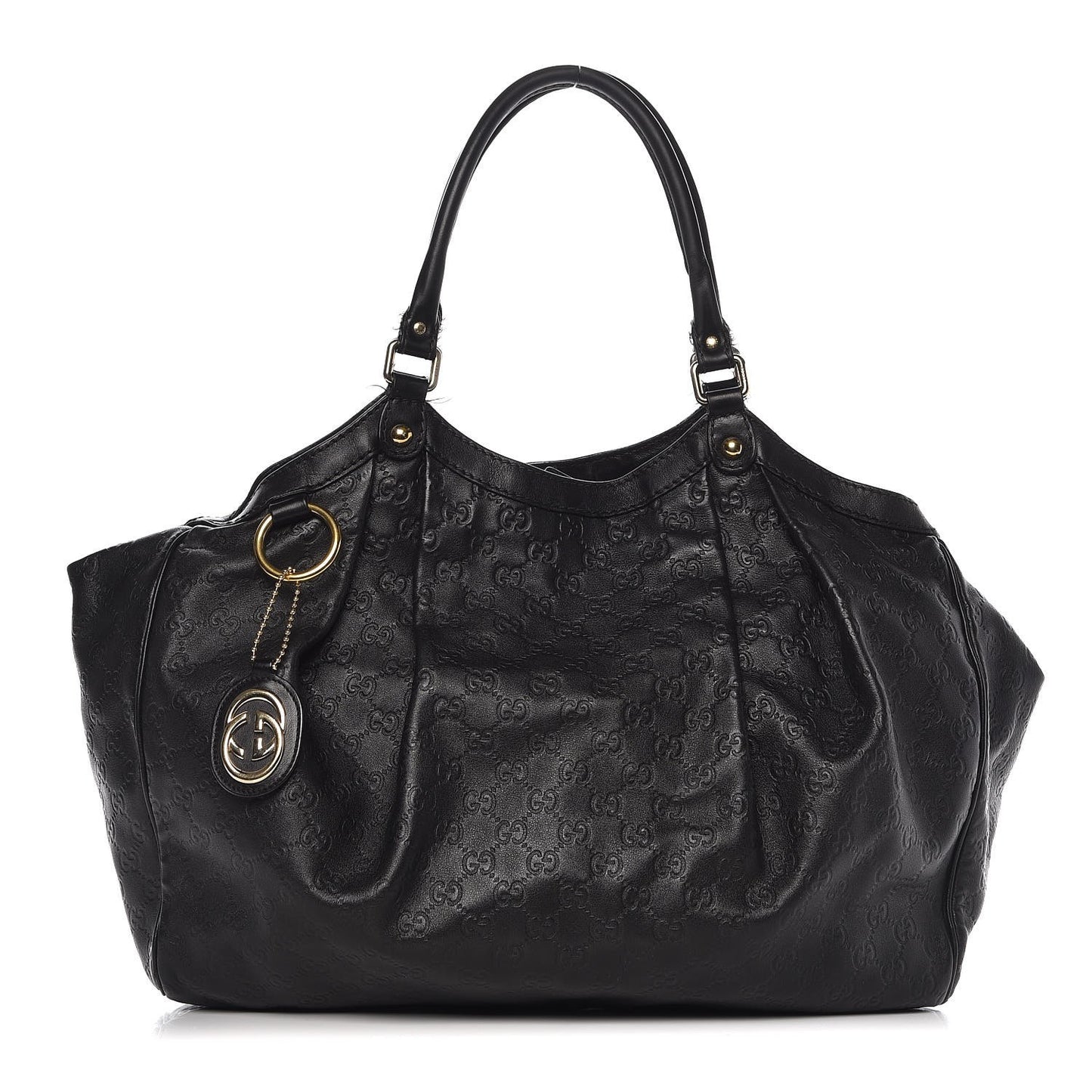 Guccissima Large Sukey Tote Black