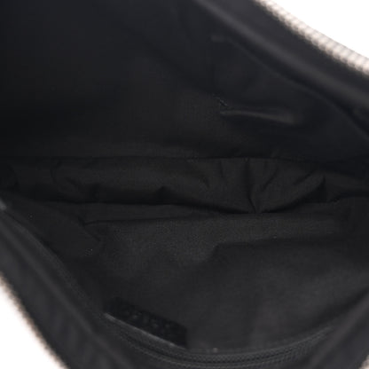 Gucci Monogram Medium Half Moon Hobo Black 5 of 10