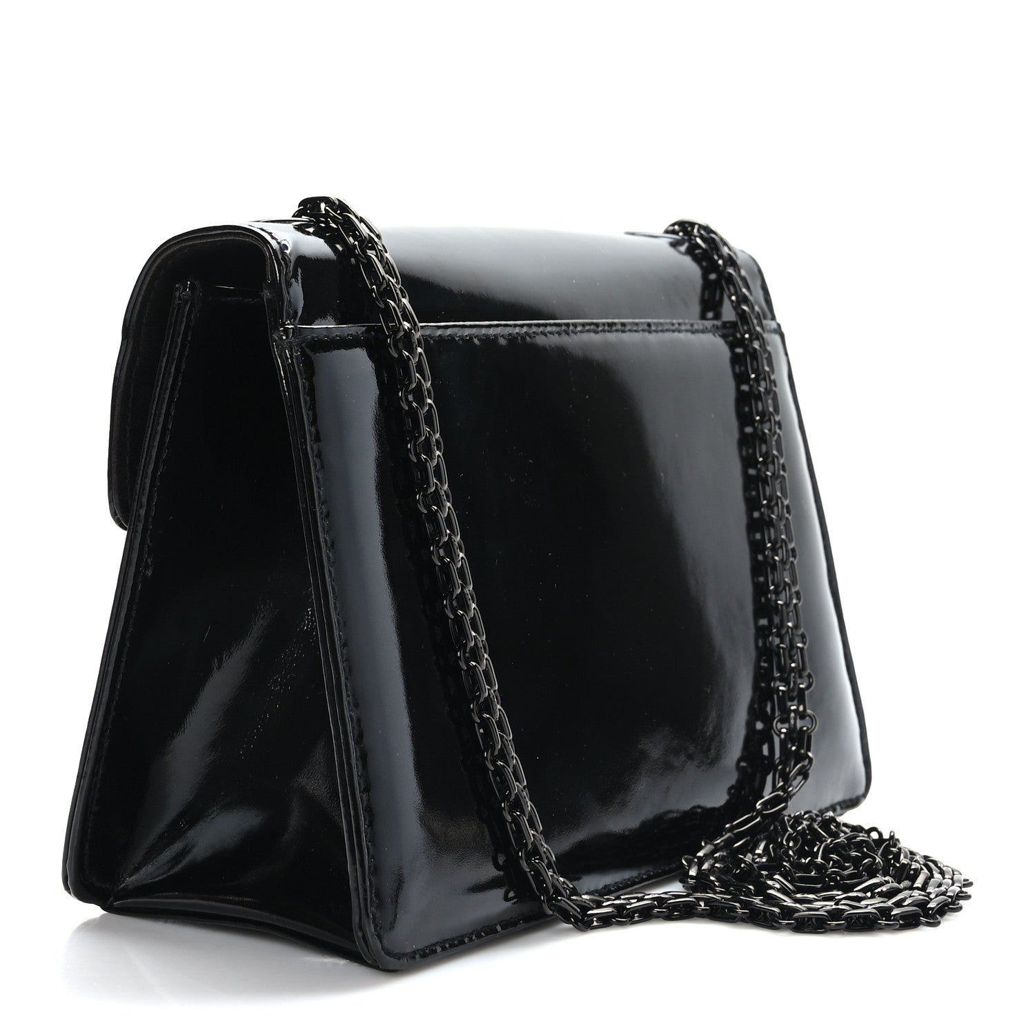 Chanel Patent Mini Reissue Flap Black 3 of 9