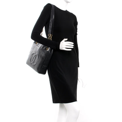 Chanel Caviar CC Shoulder Bag Black 2 of 16