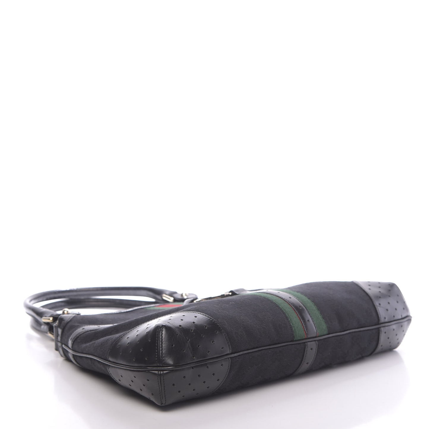 Monogram Web Reins Shoulder Bag Black