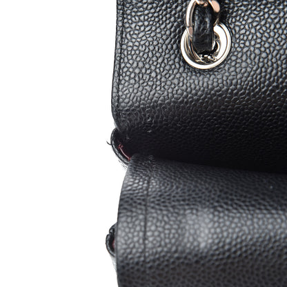 Chanel Caviar Quilted Jumbo Double Flap Black 17 of 20