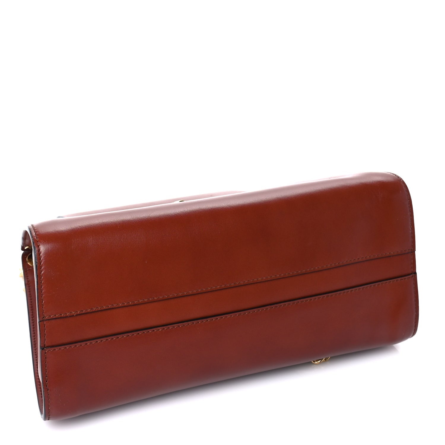 Chloe Shiny Calfskin Medium Annie Shoulder Bag Whiskey 3 of 8