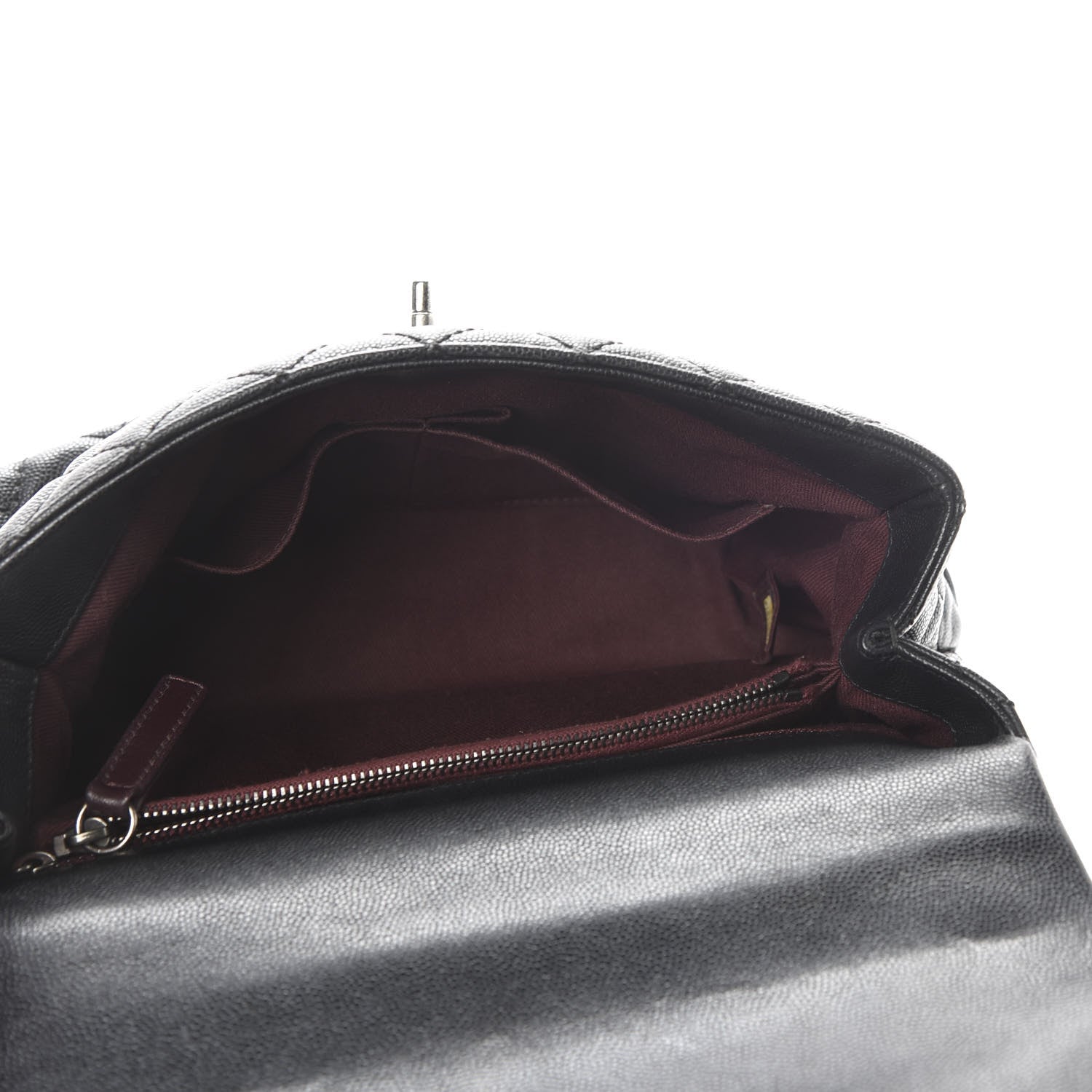 Chanel Caviar Quilted Small Coco Handle Flap Black 5 of 10