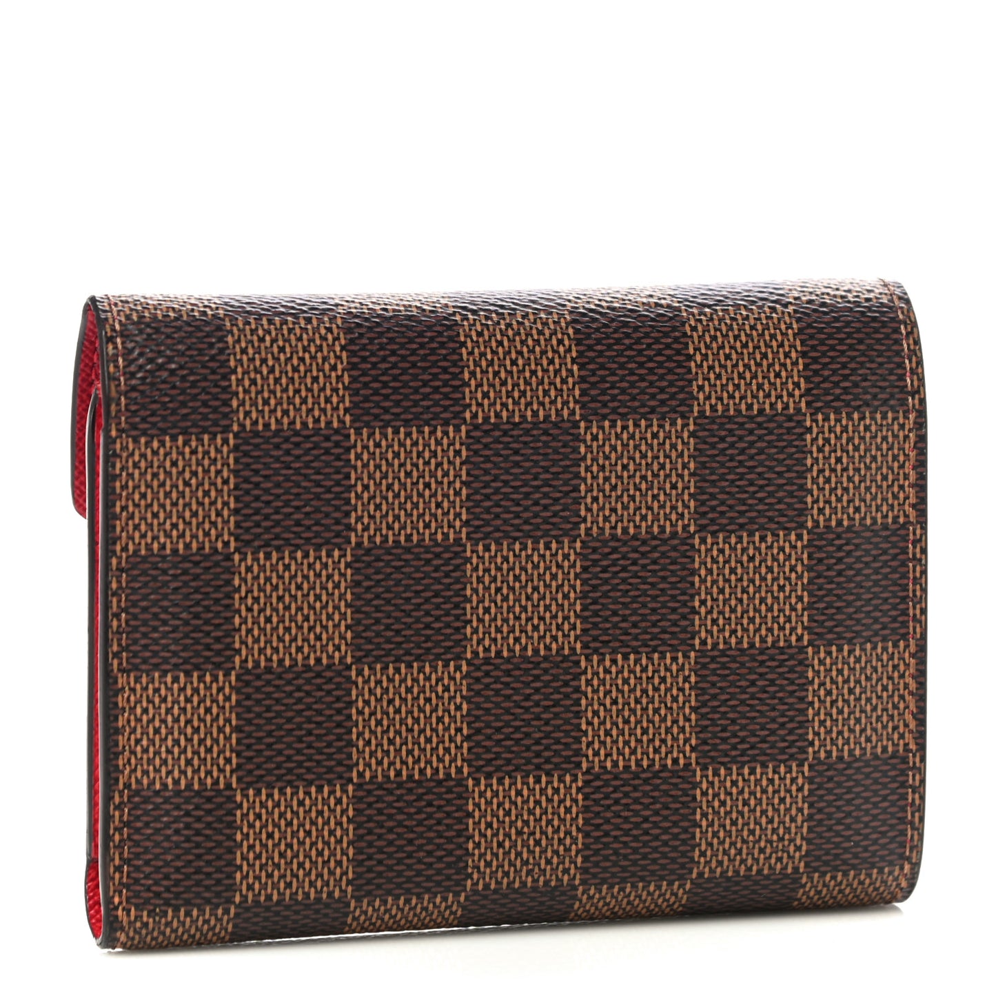 Damier Ebene Victorine Wallet Red