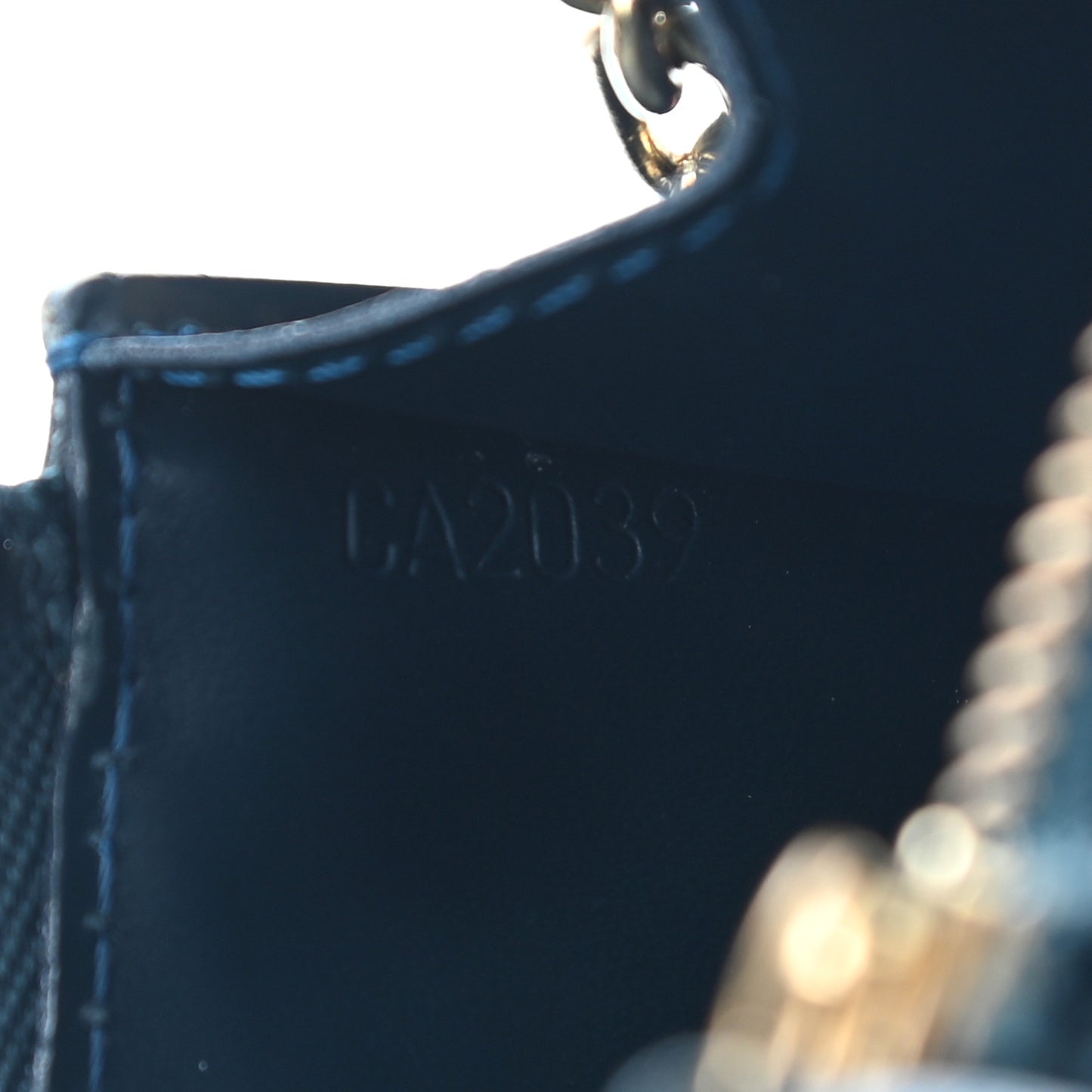 Vernis Key Pouch Blue Nuit