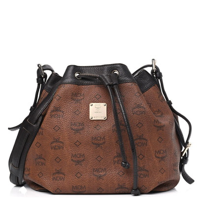 MCM Visetos Essential Drawstring Bucket Bag Brown 1 of 14