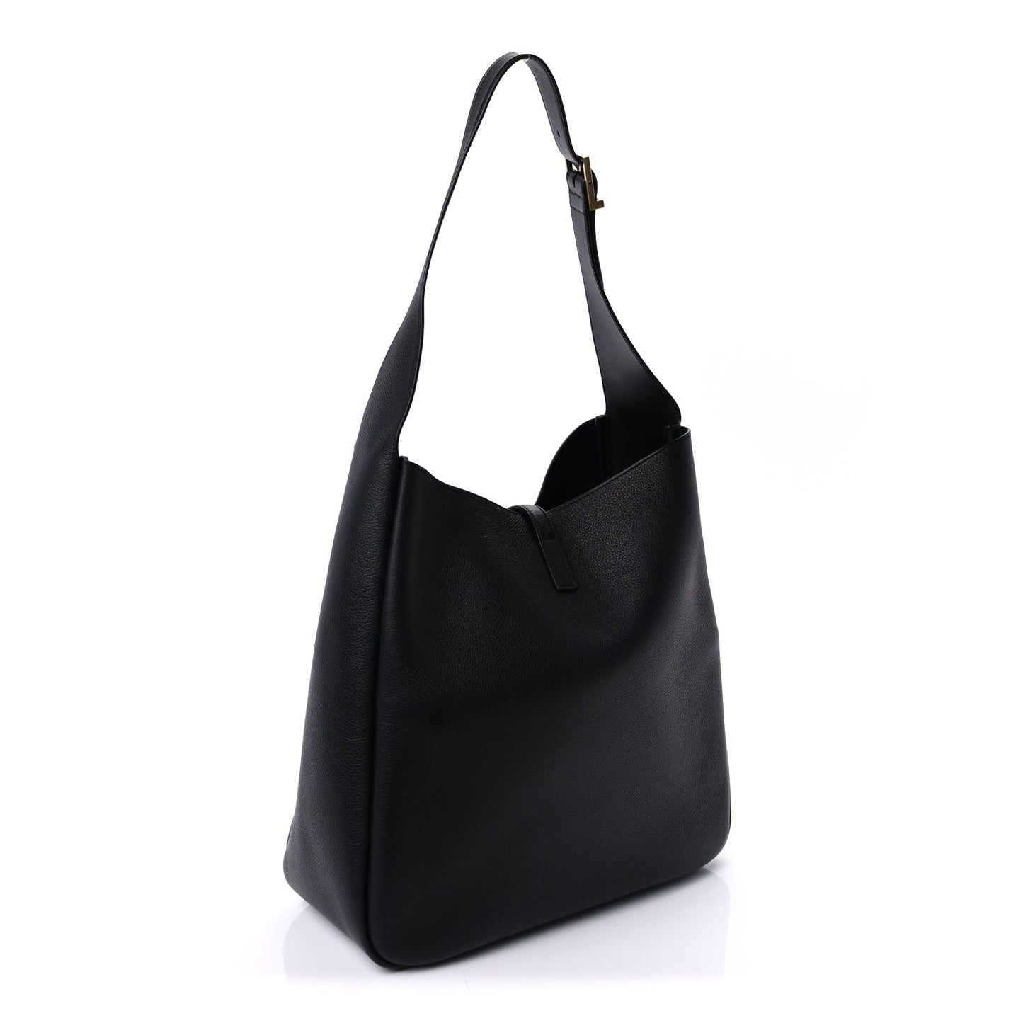 Supple Calfskin Large Le 5 A 7 Soft Hobo Black