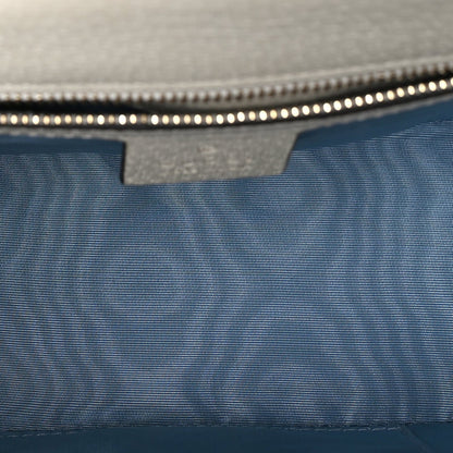 Gucci Textured Calfskin Bee Star Print Small Sylvie Shoulder Bag  Mystic White 4 of 7
