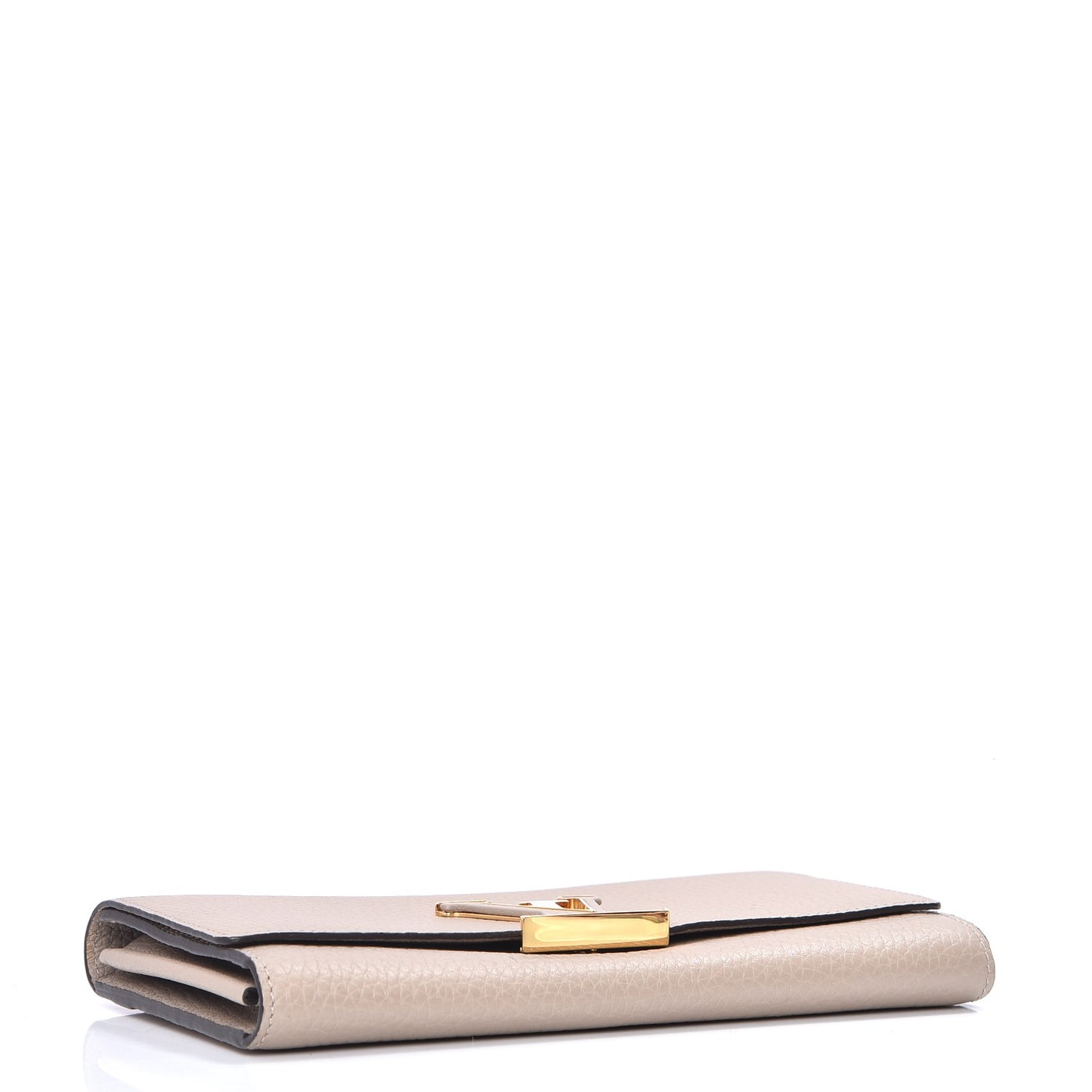 Taurillon Capucines Wallet Galet