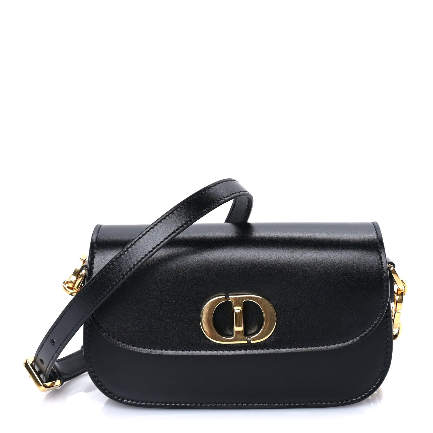 Christian Dior Box Calfskin 30 Montaigne Small Avenue Bag  Black 1 of 7