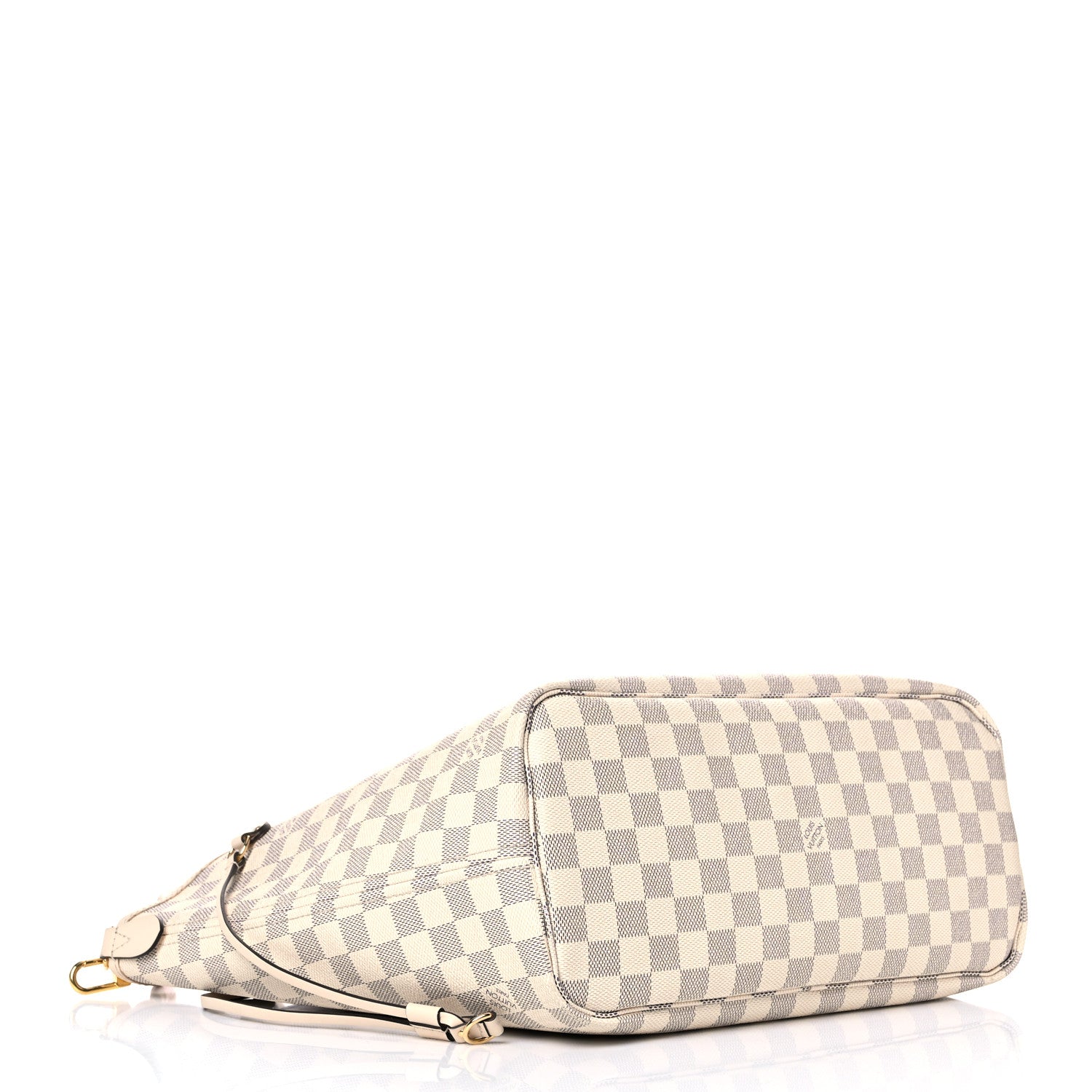 Louis Vuitton Damier Azur Braided Neverfull MM Pink 5 of 11