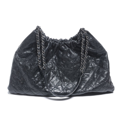 Chanel Caviar Quilted Large Elastic Tote Black 3 of 7