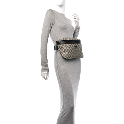 Gucci GG Supreme Monogram Belt Bag Navy 2 of 12