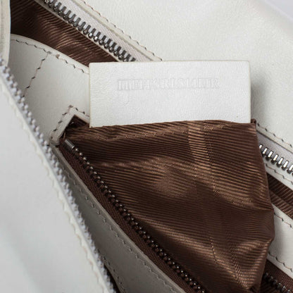 Burberry Leather Quilted Large Manor Tote White 8 of 11