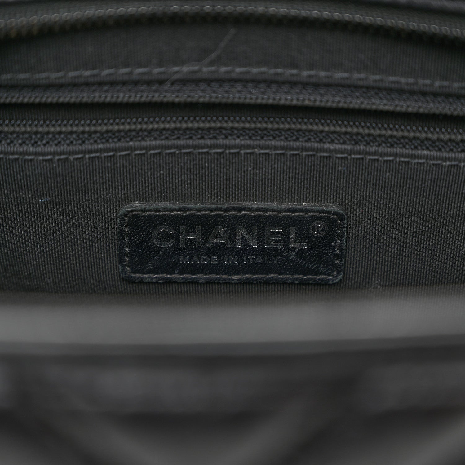 Chanel Aged Calfskin Chevron Quilted Medium Gabrielle Hobo So Black 6 of 10