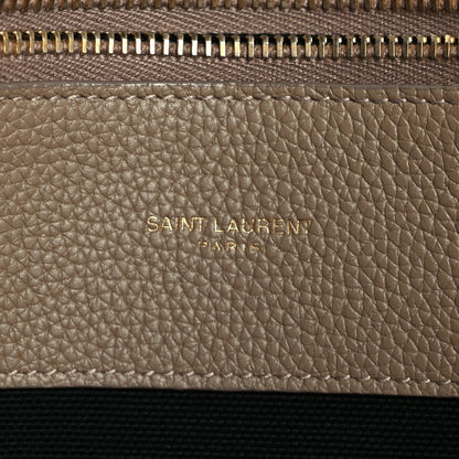 Saint Laurent Calfskin Large Souple Sac De Jour Dark Beige 5 of 8