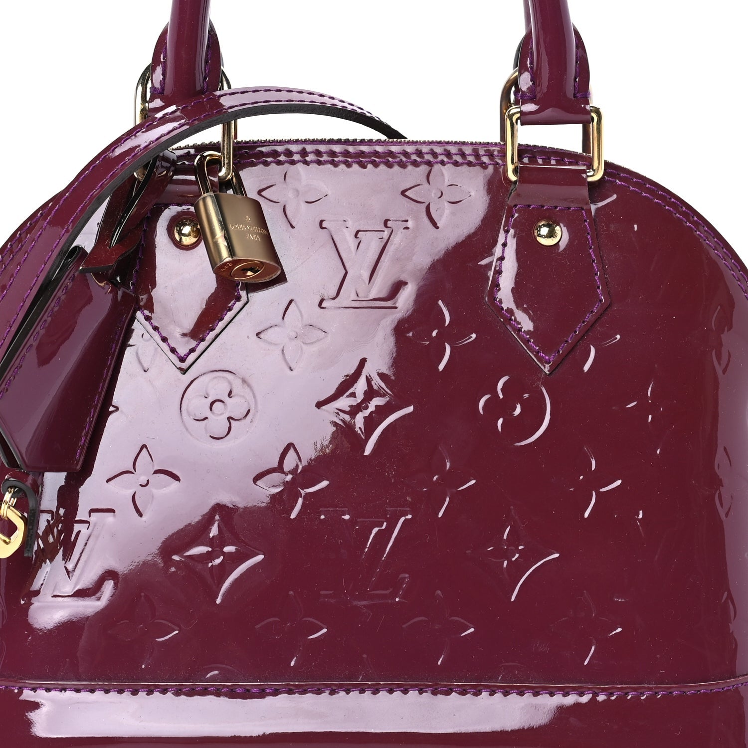 Louis Vuitton Vernis Alma BB Amethyste 6 of 7
