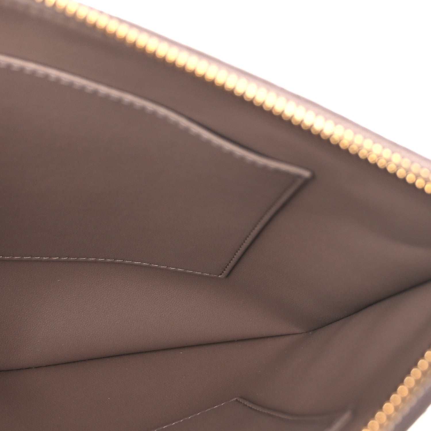 Christian Dior Supple Calfskin Cannage Large Caro Daily Pouch Warm Taupe 4 of 6