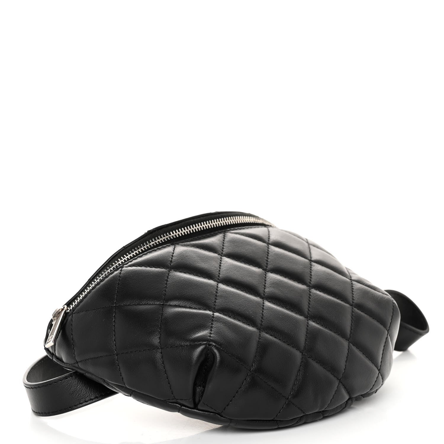 Chanel Calfskin Quilted Waist Belt Bag Black 4 of 7