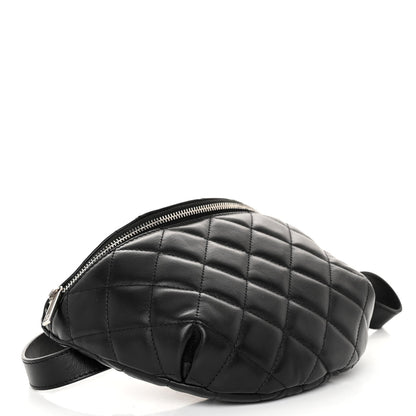 Chanel Calfskin Quilted Waist Belt Bag Black 4 of 7